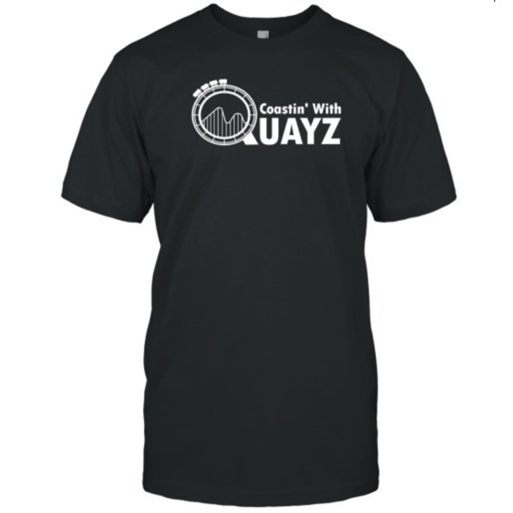 Coastin_ With Quayz Logo T-Shirt , Graphics Unisex T-shirt